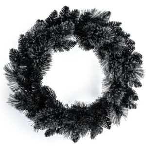 black christmas wreath