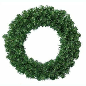 green christmas wreath