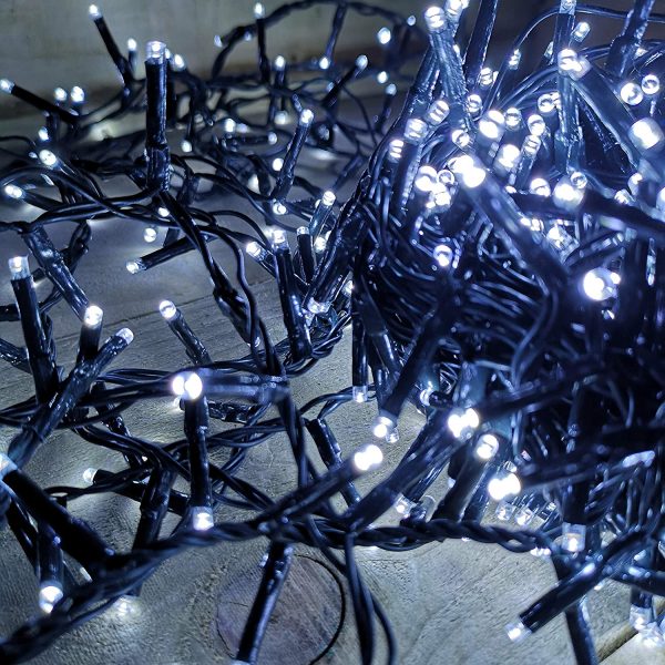 white christmas tree lights