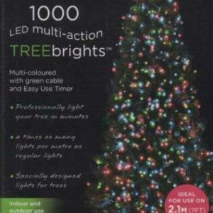 coloured LED christmas tree lights